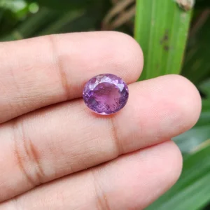 Certified Amethyst Gemstone from Brazil - 5.38 Carats