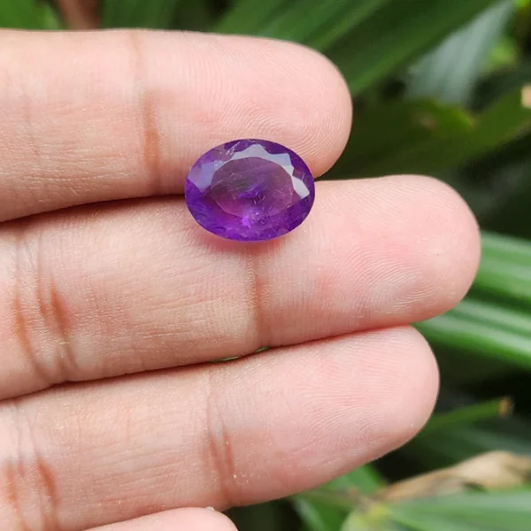 Certified Amethyst Gemstone from Brazil - 6.68 carats